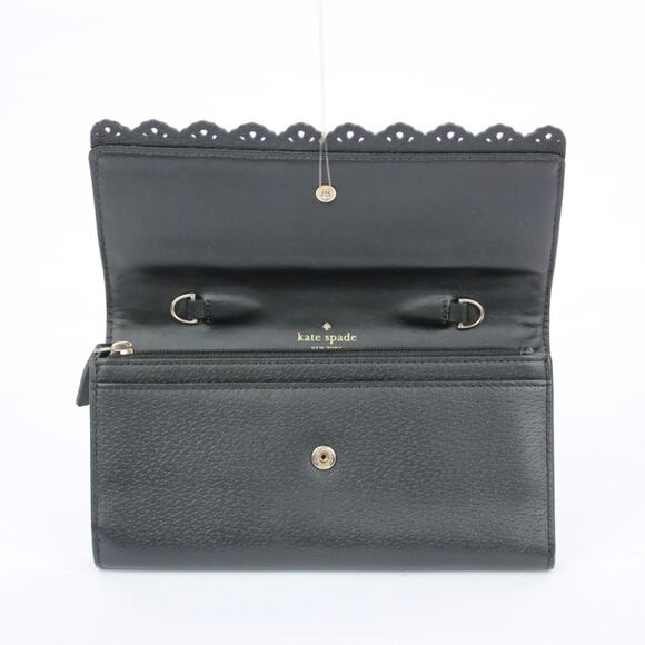 Kate Spade Black Scallop Wallet - Picture 2 of 7